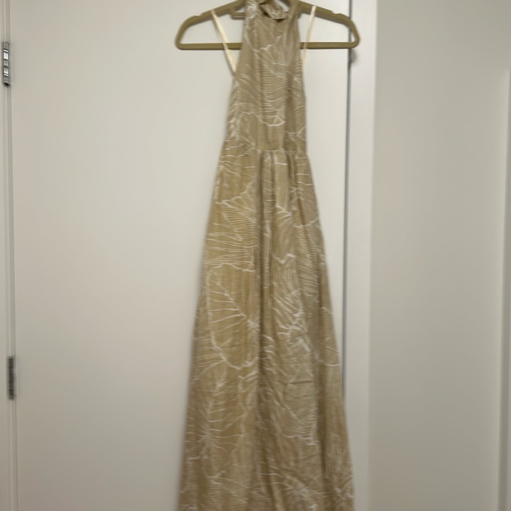 DISSH floral linen maxi dress
